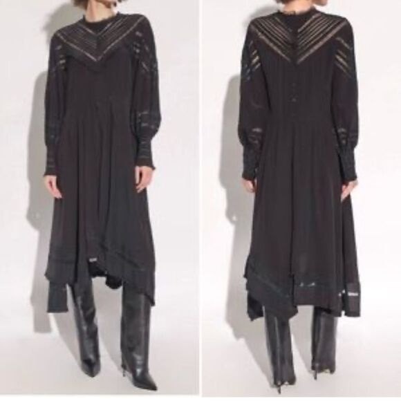 Zadig & Voltaire Rozyl CDC Dress  Black Size XS NEW $1098 - Picture 2 of 13